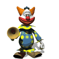 Clown Honking Horn