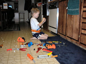 Austin Playing with the Tools