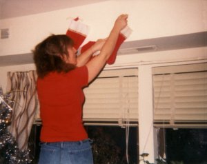 LaVonne Decorating for Christmas